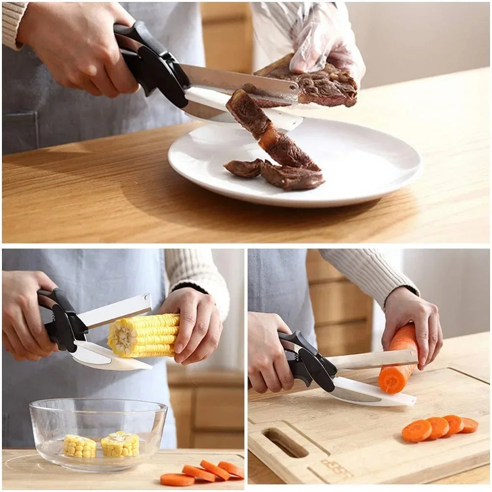 SlicePro 2-in-1 Kitchen Scissors